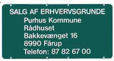 Kontakt Purhus Kommune for yderligere oplysninger